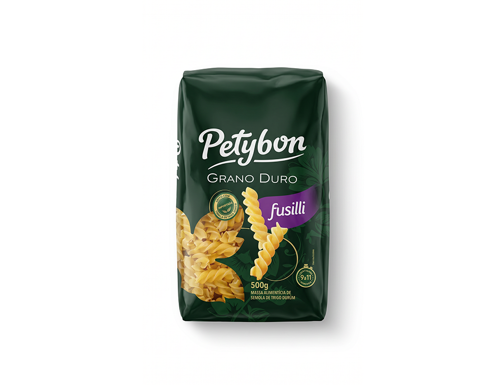MACARRÃO FUSILLI GRANO DURO PETYBON 500 G (CX 18 PCT)